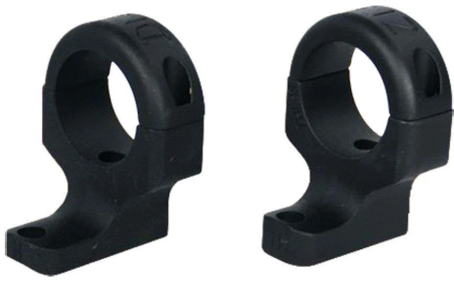 primary-45808 DNZ Hunt Masters 2-Piece Scope Mount, front angled view of two black scope rings