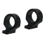 DNZ 2-Piece Game Reaper 2 Scope Mount, two black 30mm high rings shown from the front