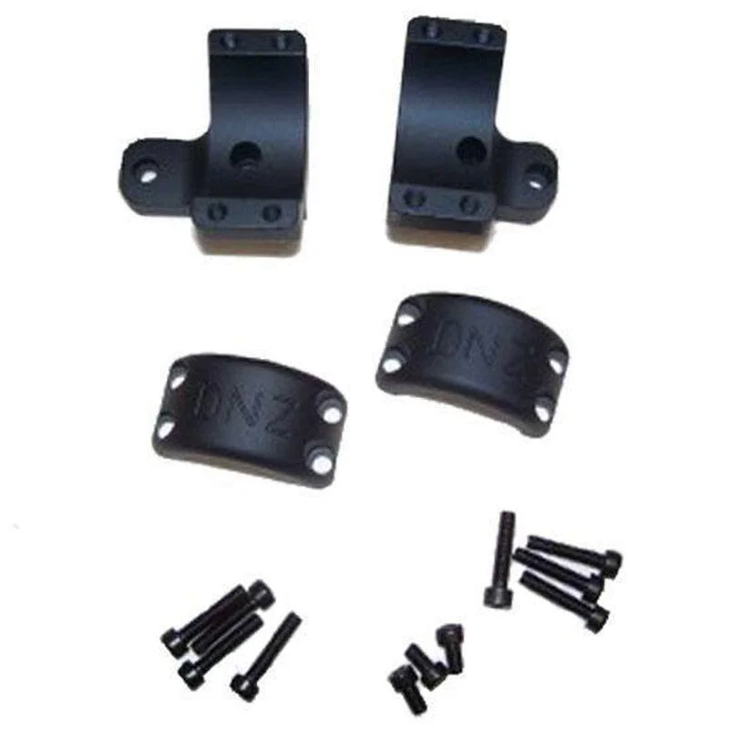 primary-45825 DNZ Hunt Masters 2-Piece Scope Mount black rings, caps and mounting screws