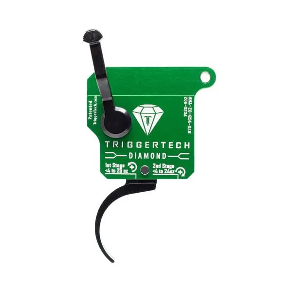 primary-45828 Triggertech Rem 700 Clone (NO BOLT STOP) Two Stage Diamond Pro Curved Trigger