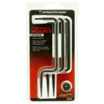 Gsm StealthCam Tree Screws three-pack in retail blister packaging with threaded mounts