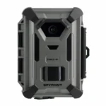 Spypoint Force 4K Non Cellular Trail Camera, grey front view with lens and dark sensor panel