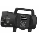 Gsm Western Rivers Eichler Single Speaker Electronic Game Caller, black front view with handle