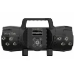 Gsm HME Eichler Dual Speaker Electronic Game Caller, black front view with handle and controls