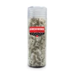 Birchwood Casey Star Chamber Cleaning Pads, clear cylindrical container filled with cleaning pads