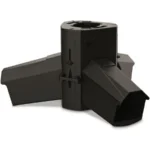 GSM American Hunter gravity protein feeder head attachment, black housing with three outlets