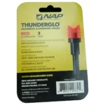 Gsm NAP Illuminated Half Moon nock, red nock in yellow and black retail packaging