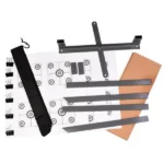 Birchwood Casey GPS Gray Metal Target Stand black and gray stand kit with paper targets