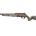 Winchester Repeating Arms WIN WILDCAT STRAT camo rifle, right-side view with skeletonized stock