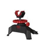 Birchwood Casey Tango Front Mount Shooting Rest, black and red front view