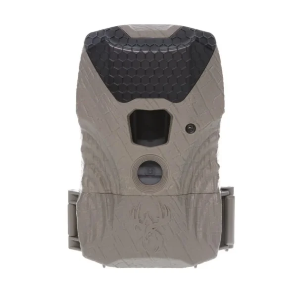 Gsm Wildgame Innovations Mirage 2.0 Trail Camera, grey front view with black sensor panel