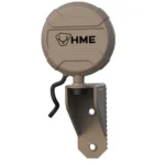 Gsm HME External Antenna Signal Booster, tan round antenna with black cable and mounting bracket