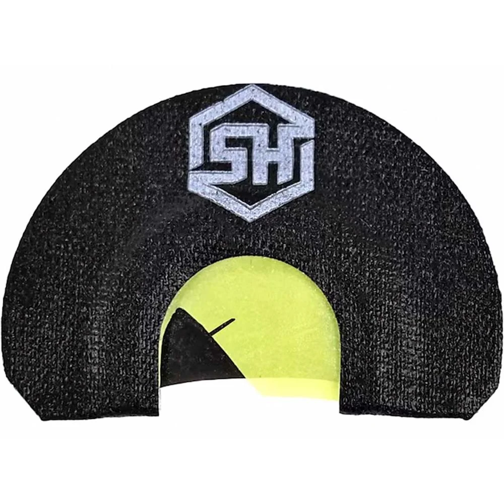 primary-45997 Hunters Specialties HS Strut Cobb Notched Cutter mouth call, black with lime green center