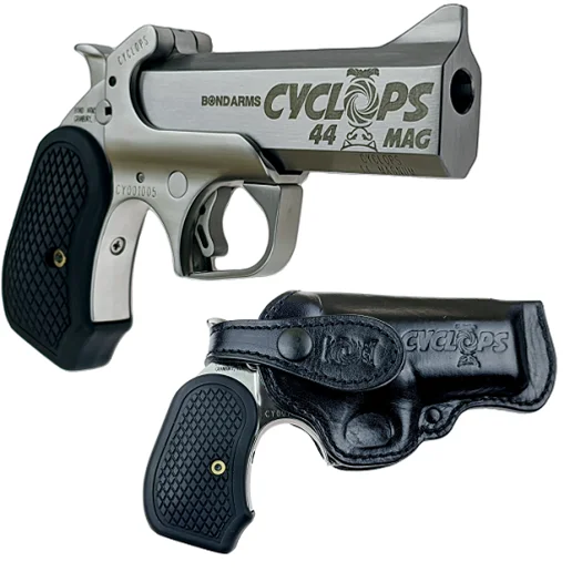 Bond Arms Inc. Bond Arms Cyclops Satin Package Handgun .44 Mag Single Shot 4.25" Barrel Satin with Holster