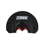 AVIAN Zink Thunder V Turkey Mouth Call, black front view with white logo and red center reeds
