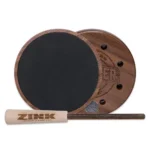 AVIAN Zink Thunder Ridge Rocker Turkey Slate Call, round wood call with black slate and striker