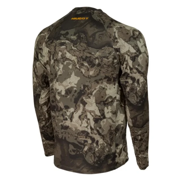 Gsm Muddy Base Layer Crew Long Sleeve Shirt Veil Canyon Grey 2XL
