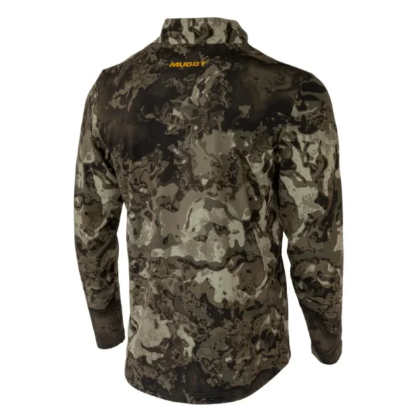 Gsm Muddy TR Lightweight Quarter Zip Long Sleeve Shirt Veil Canyon Grey 2XL