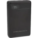 Gsm Muddy Heated Extra Battery Power Bank, black front view with digital charge display
