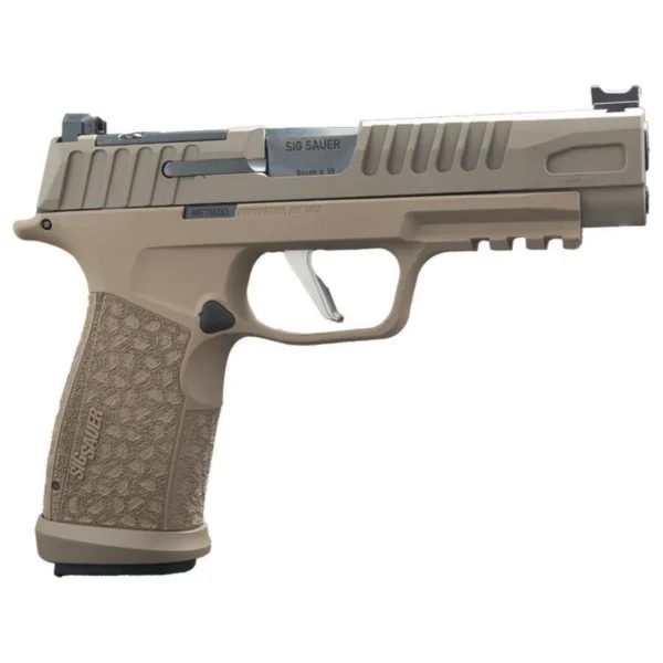 Sig Sauer P365 Fuse Two-Tone Tan Handgun 9mm Luger 21(2)&17(1)rd Magazines 4.3" Barrel LXG Front Optic Sight