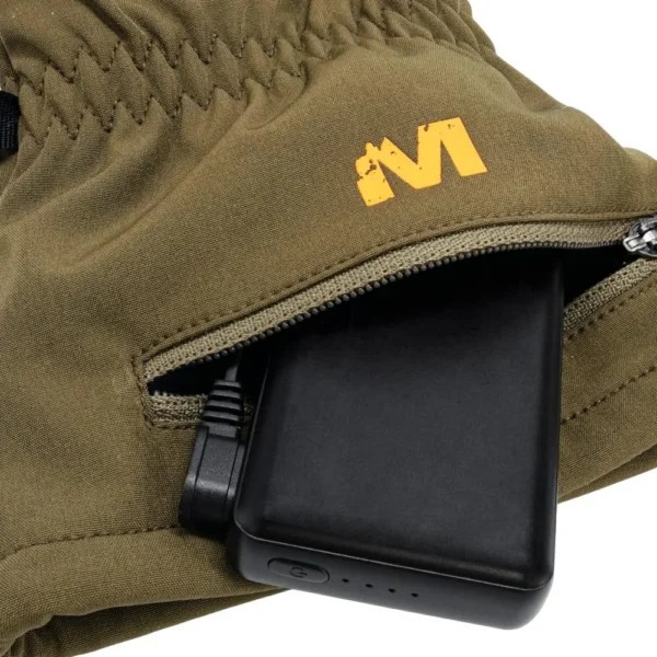 Gsm Muddy Nucleus Heated Softshell Gloves Brown Clay L