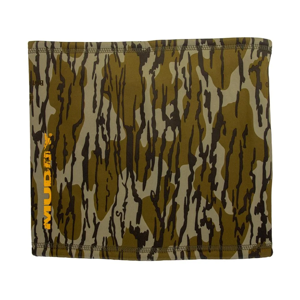 primary-46308 Gsm Muddy Heavyweight Neck Gaiter, Mossy Oak Bottomland camouflage, front view
