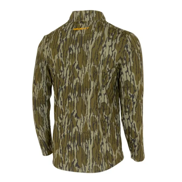 Gsm Muddy TR Lightweight Quarter Zip Long Sleeve Shirt Mossy Oak Bottomland M