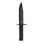Sog Specialty Knives Inc. SOG Knives BAR15C Clip Point Bayonet Fixed Knife 7-1/10" Clip Point Blade Black