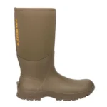 GSM Muddy MTX Non-Insulated Boot, tall clay-brown boot in side view