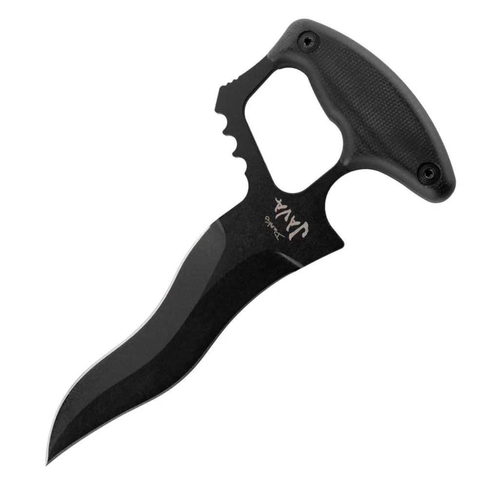 primary-46415 Cold Steel Demko Java Push Dagger 6" Kriss Dagger Blade Black