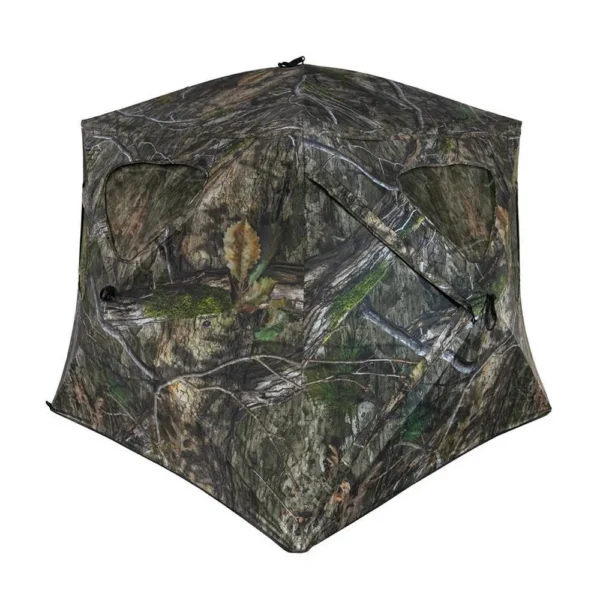 Ameristep/Evolved Ingenuity Ameristep Silent Brickhouse Wide Bottom Fire Retardant Ground Blind Mossy Oak Country DNA XL