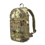 Gsm Muddy Pro Series 1300 Backpack in camouflage, front view with straps and outer pockets