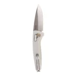 Sog Specialty Knives Inc. SOG Knives One-Zero AU Folding Knife 3-1/10 Drop Point Blade Silver Chrome