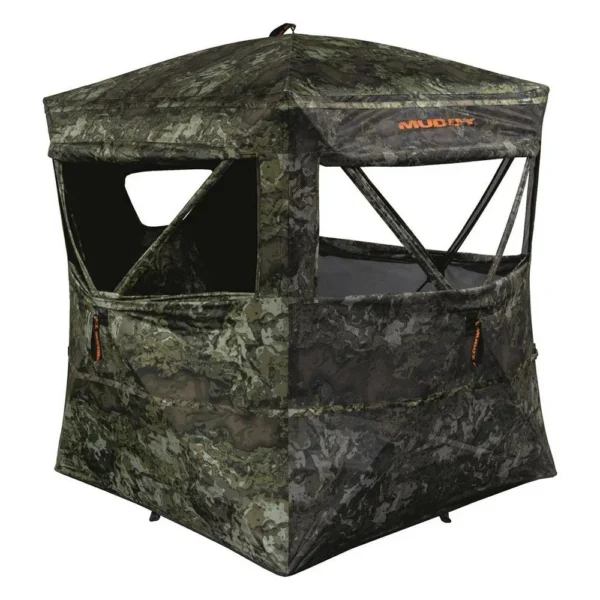 Gsm Muddy Prevue Evo Ground Blind Veil Canyon Grey