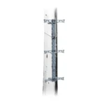 GSM Hawk Gen 2 Helium Climbing Stick grey climbing stick mounted vertically on a tree