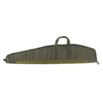 Gsm Muddy Scoped Rifle Case, green side view with carry handles and contrasting lower panel