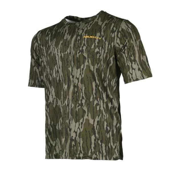 Gsm Muddy TRX Performance Lightweight Short Sleeve Shirt Mossy Oak Bottomland XL