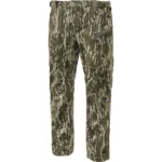 Gsm Muddy DV8 Cyclone 3L Rain Pants, Mossy Oak Bottomland camouflage front view
