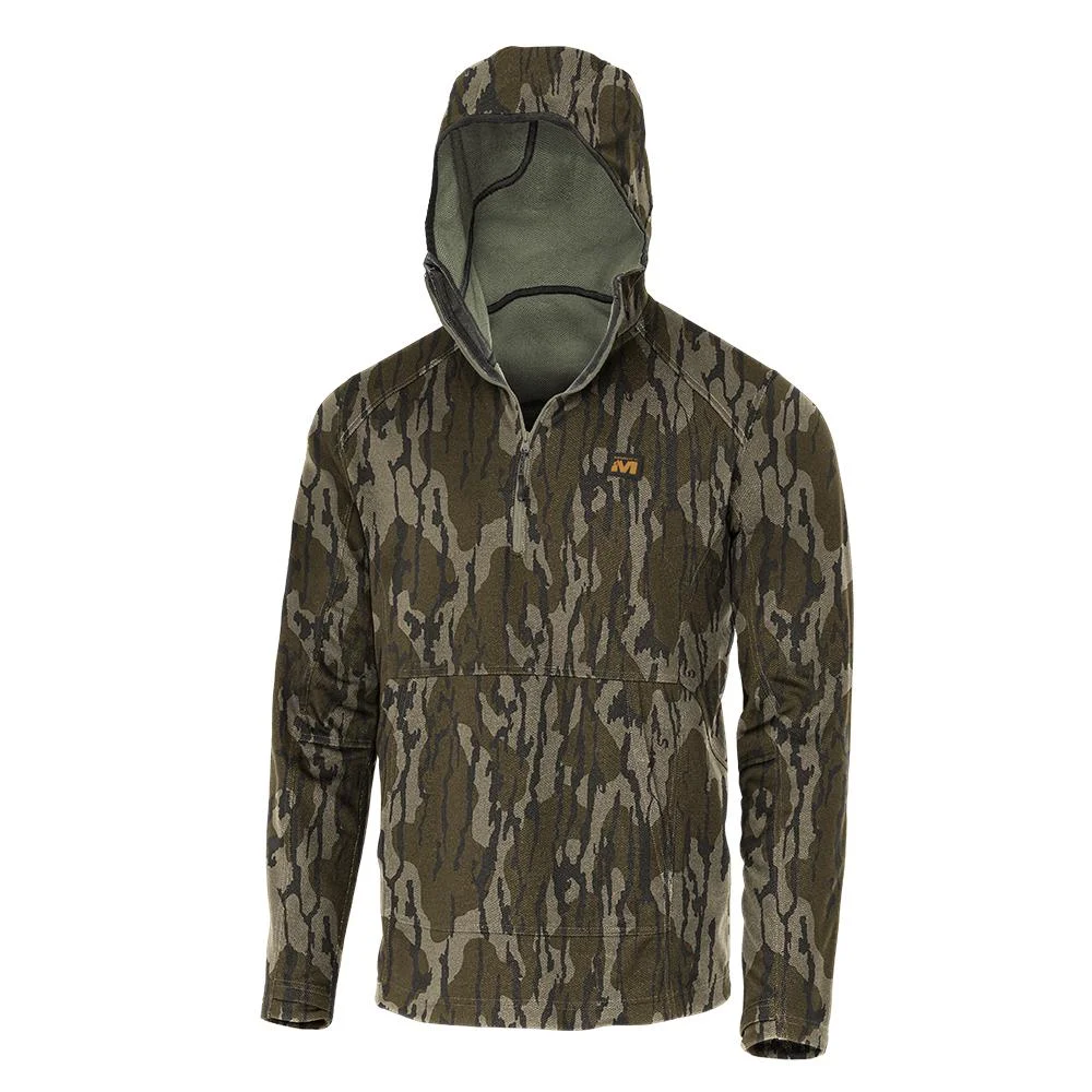 primary-46543 Gsm Muddy DV8 Quest Midweight Quarter Zip Hoodie Mossy Oak Bottomland 3XL
