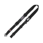 ALLEN CITADEL QD/LADDER DB PNT SLING black angled view with clips and adjustment hardware