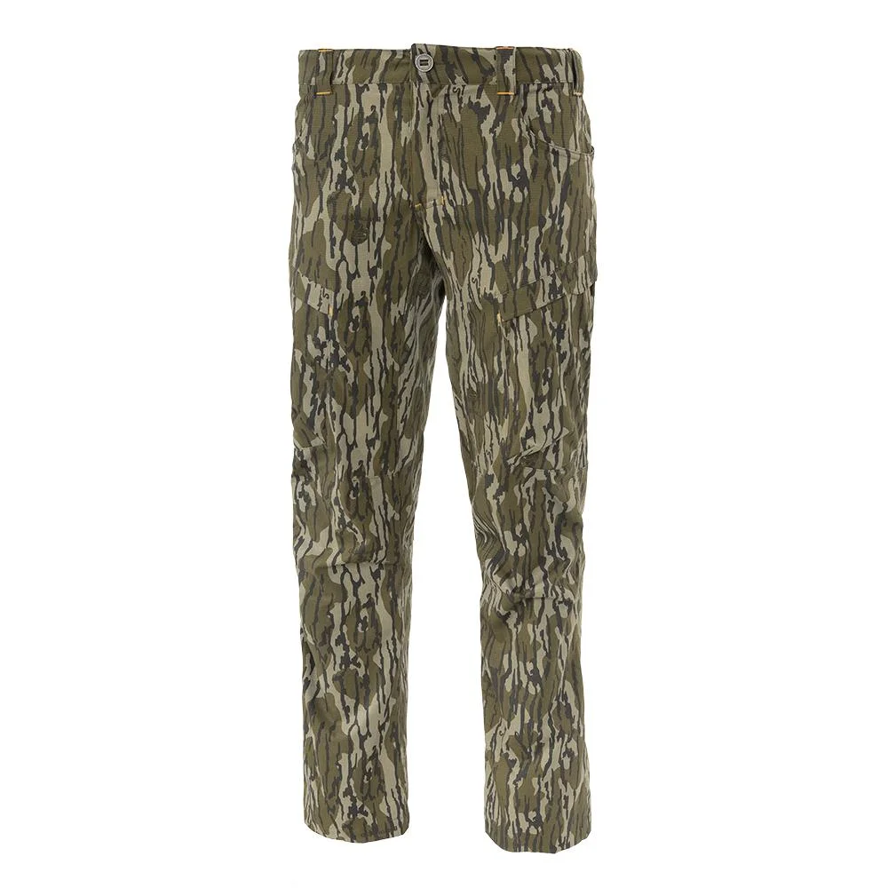 primary-46605 GSM Muddy DV8 Clutch Pants in Mossy Oak Bottomland camo, front view