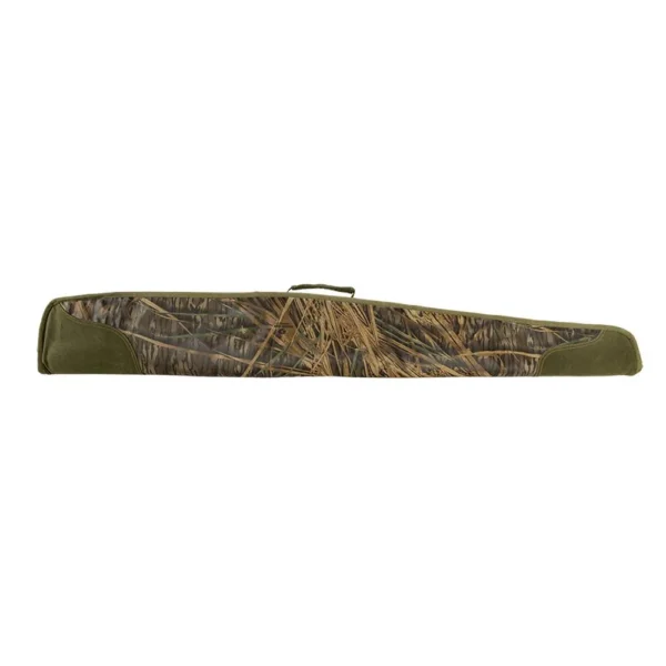 Avian-X Deluxe Floating Gun Case, side view of long zippered case in Mossy Oak Shadowgrass camo