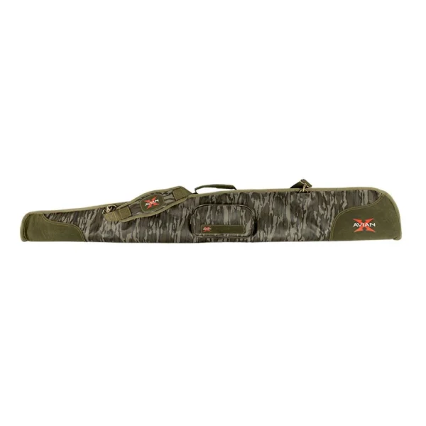 Avian-X Deluxe Floating Gun Case, side view in Mossy Oak Bottomland camouflage
