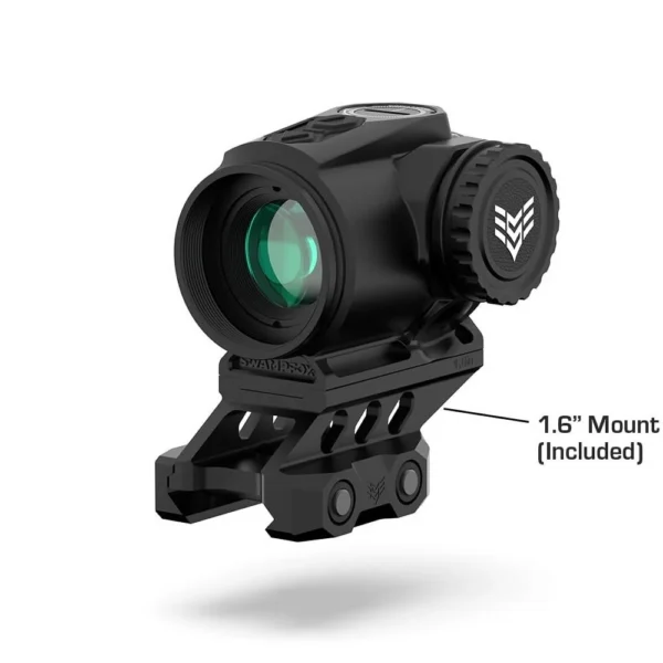 10 Ring Swampfox Raider 1x20 Micro Prism Red BRC Reticle Black