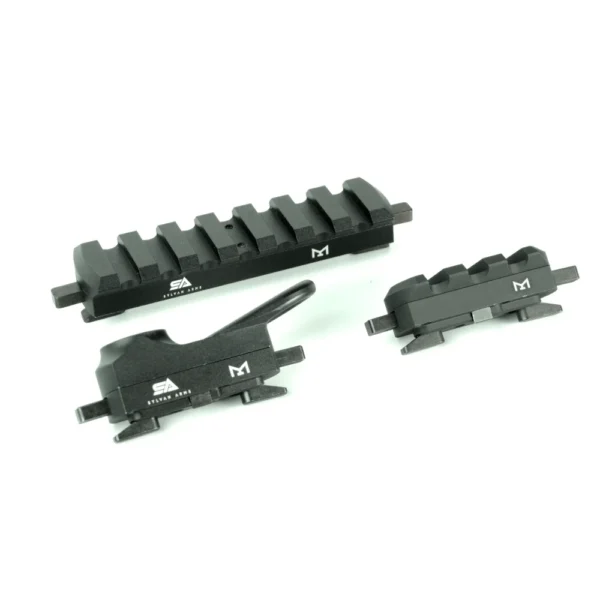 10 Ring Sylvan Arms 3 Piece Rail Combo Pack Picatinny Rail and Sling Connect 3/ct