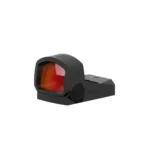 10 Ring Swampfox Liberty II RMR optic, front-left view with black body and red-tinted lens