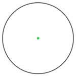 10 Ring Swampfox Liberator II Mini Green Dot Sight Illum Black