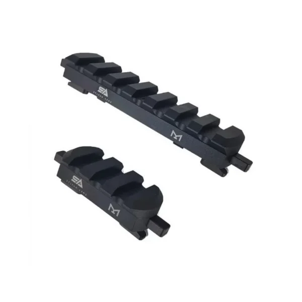 10 Ring Sylvan Arms 2 Piece QD Rail Combo Black