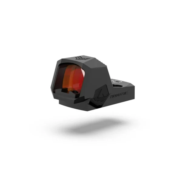 10 Ring Swampfox Optics Sentinel II 1x20 Micro Green Dot 3 MOA - Standard Blackout Rear / Shake N' Wake