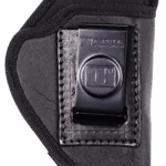 Weightless Holster for OT-4 in 1, black right-side view with textured body and belt clip